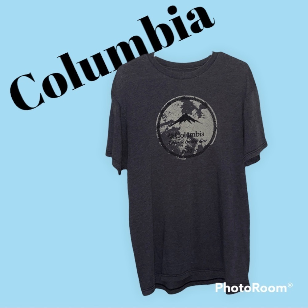 GREY Columbia T-Shirt Large